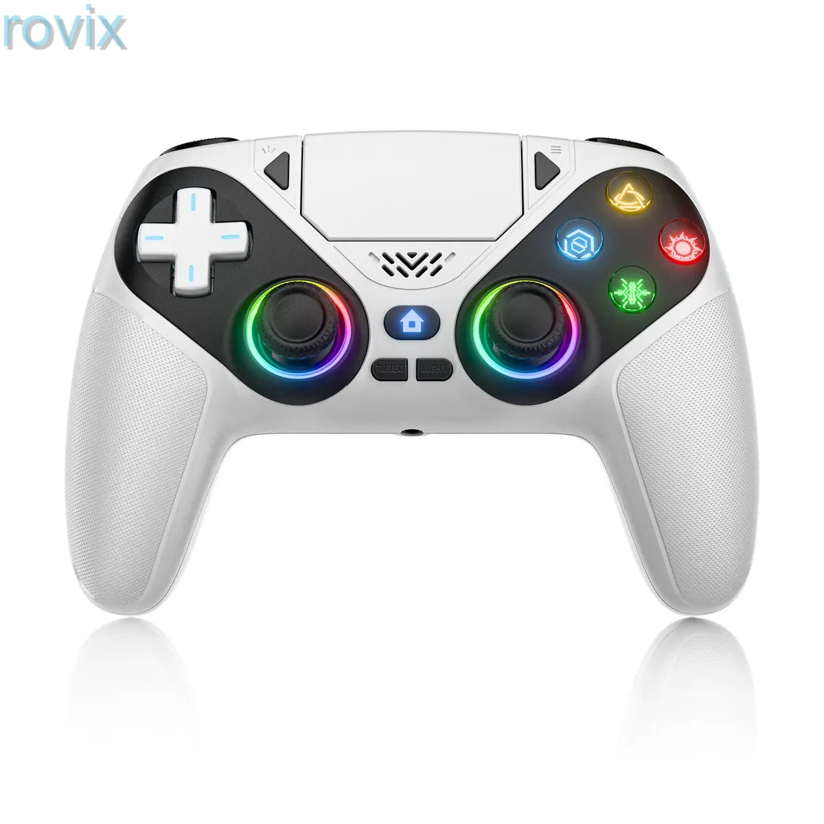 PS5 Wireless Controller Pro – Anti-Drift, Dual Vibration, RGB Lights, Programmable Buttons, Fast Charging