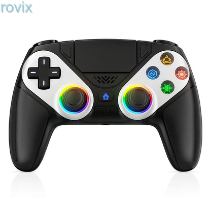 PS5 Wireless Controller Pro – Anti-Drift, Dual Vibration, RGB Lights, Programmable Buttons, Fast Charging