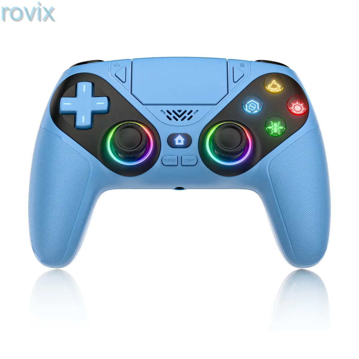 PS5 Wireless Controller Pro – Anti-Drift, Dual Vibration, RGB Lights, Programmable Buttons, Fast Charging